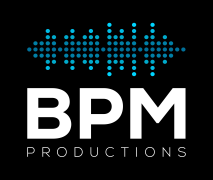 Logo BPM Productions - Negativ